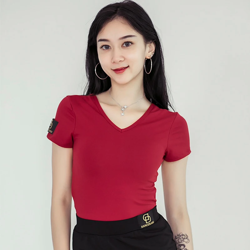 Одежда для латинских танцев женские топы одежда тренировок сексуальная с