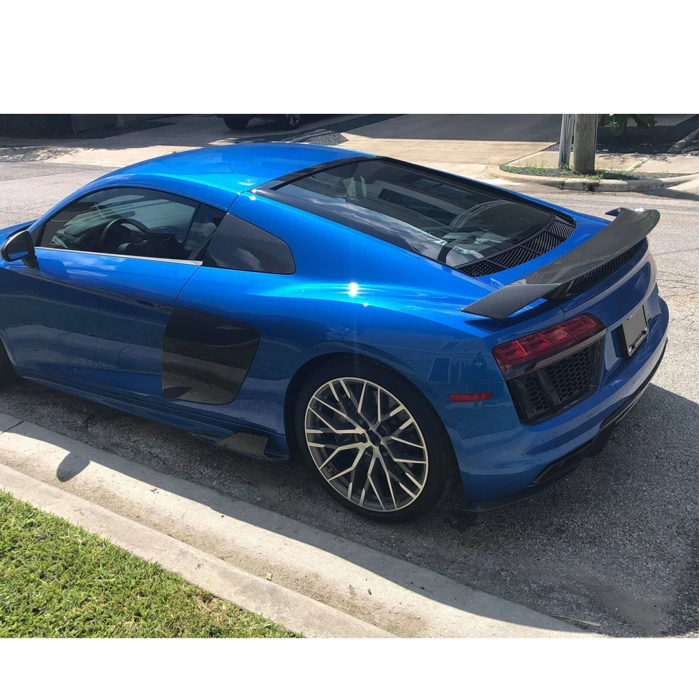 Спойлер spyder УГЛЕРОДНЫЙ спойлер для audi R8 coupe Convertible v8 v10 не подходит Wing Lip Sticker 2016 и