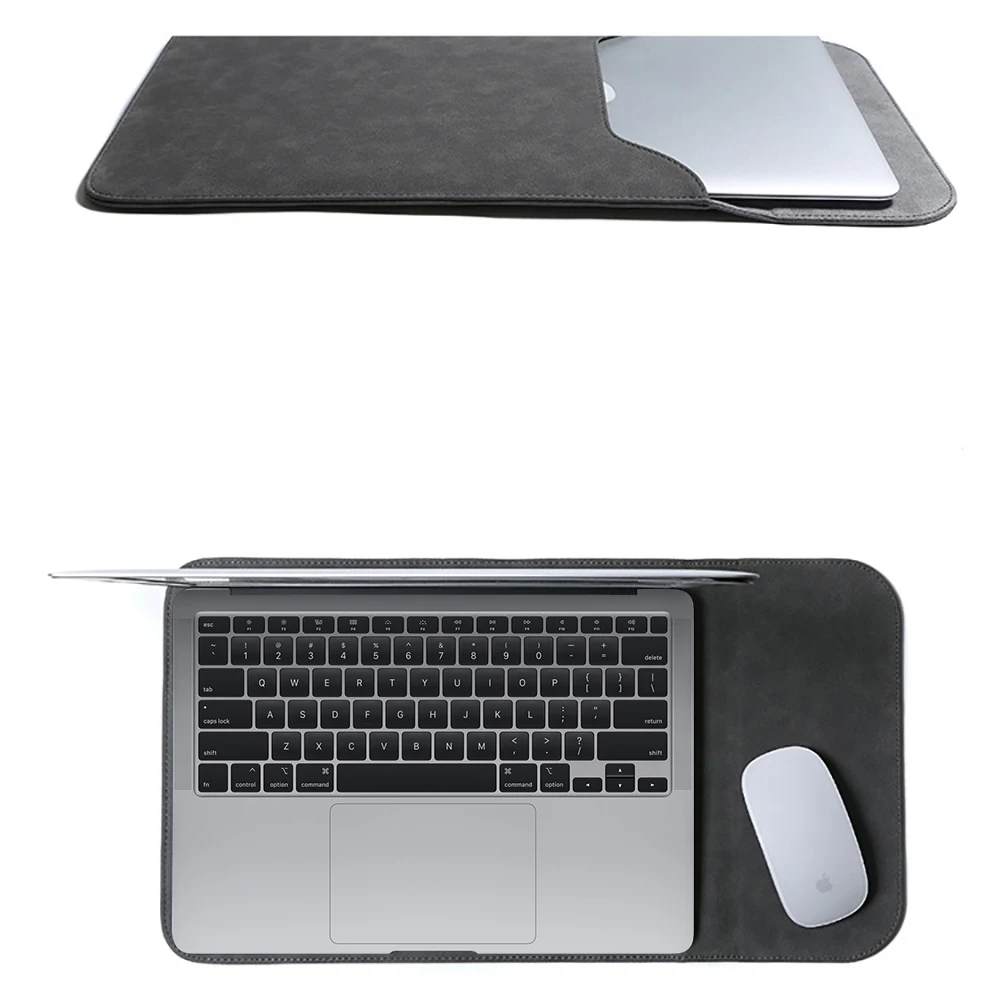 Чехол для Macbook Air 13 2020 тонкая водонепроницаемая сумка из мягкой искусственной