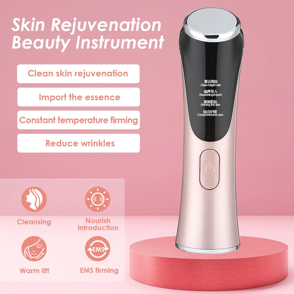

EMS Radio Mesotherapy Electroporation lifting Beauty LED Face Skin Remover Instrument Facial Massage Devices