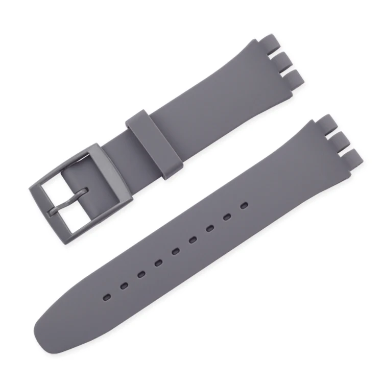 12 мм 16 мм 17 мм 19 мм 20 мм силиконовый сменный ремешок для часов Swatch спортивный резиновый женский цветной ремешок аксессуары для браслетов
