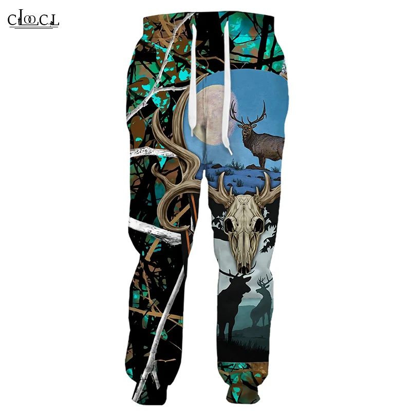 

CLOOCL Animal Hunting Deer 3D Print Men Women Trousers Hip Hop Hot Selling Harajuku Jogging Men Pants Drop Shipping
