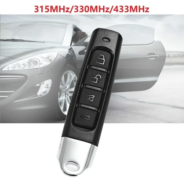 433 МГц пульт дистанционного управления с 4 клавишами для автомобильной двери