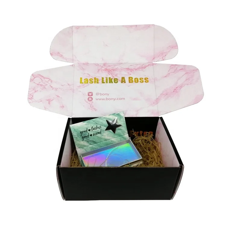 

Черная бумажная упаковочная коробка, сверхпрочная гофрированная упаковочная коробка