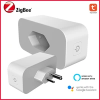 zigbee 3 0 brazil smart socket br 16a plug power monitor timing outlet tuya app control support alexa google home smartthings