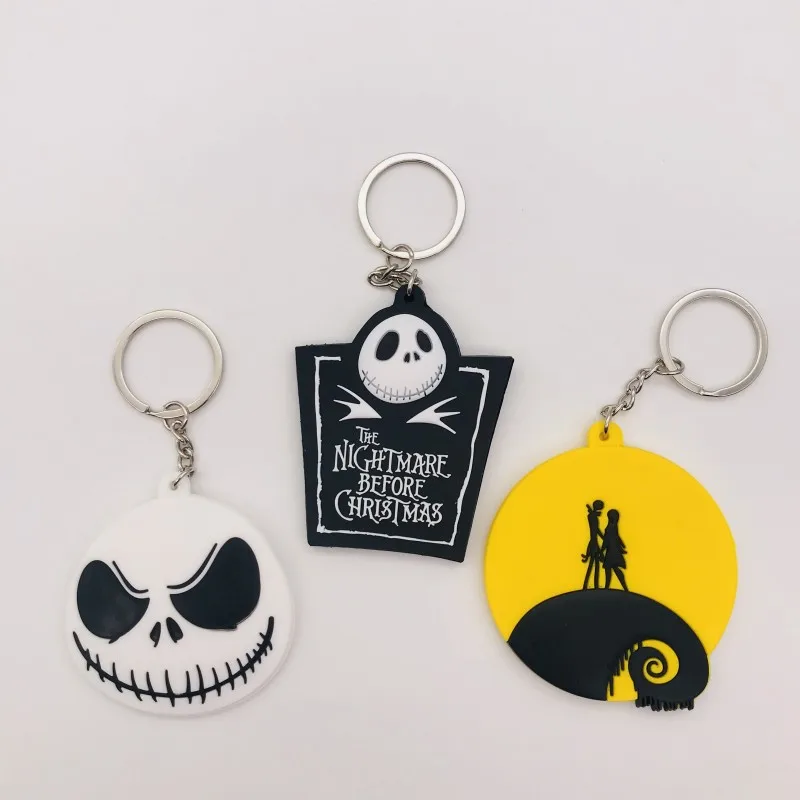 Брелок Кошмар перед Рождеством двухсторонний брелок из ПВХ с мультяшной