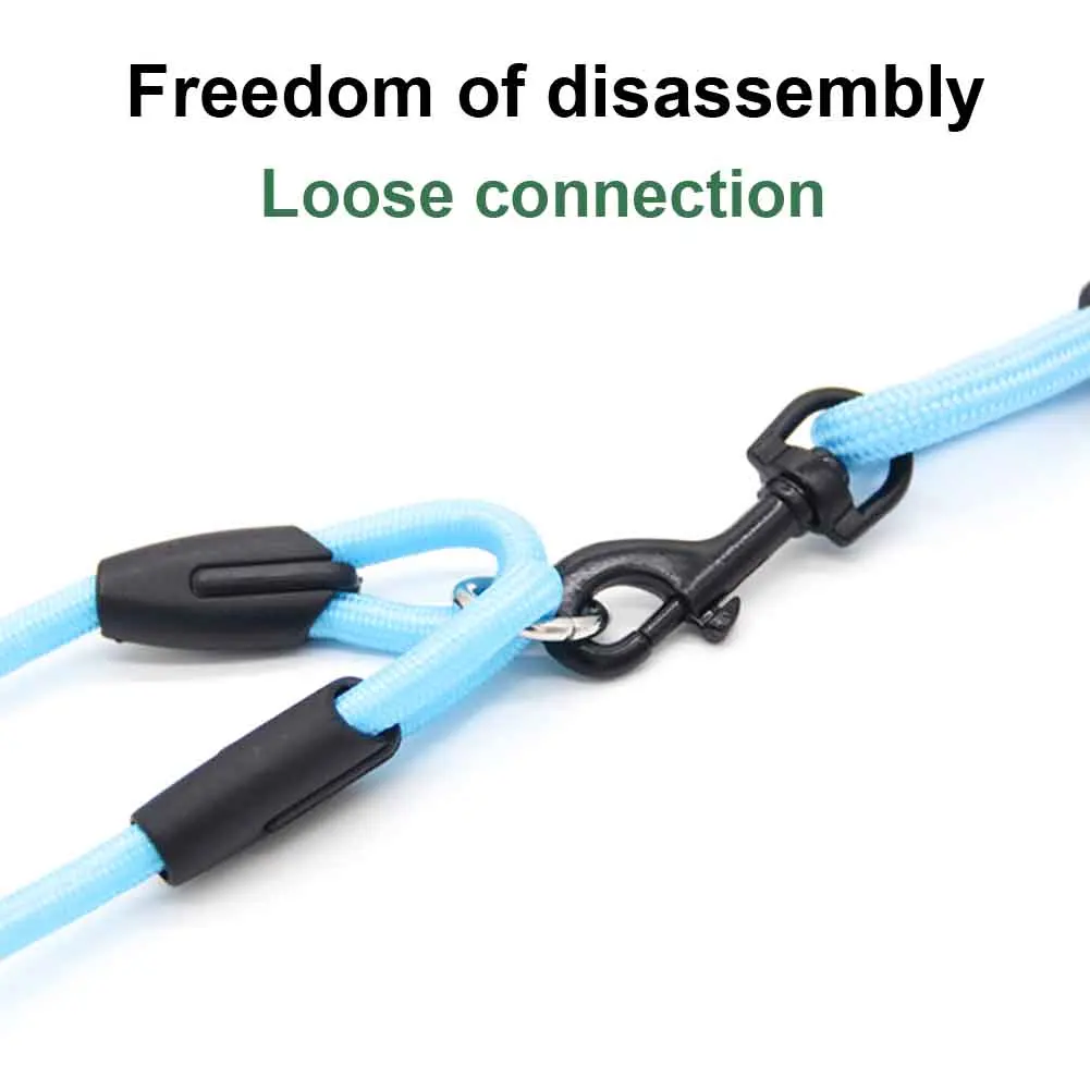 2 In 1 Training Collar Traction Outdoor For Dog Cat Adjustable Harness Pet Leash Walking Running Nylon Ropes Soft Handle | Дом и сад