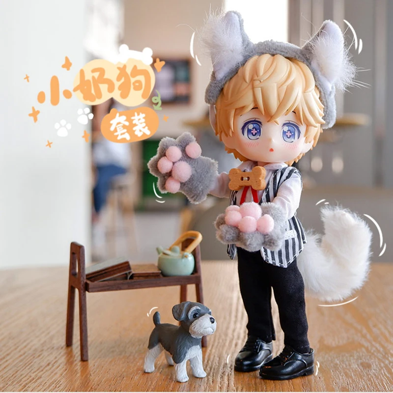 

New OB11 baby clothes 1/12 BJD doll accessories puppy suit suitable for Molly, GSC, Obitsu 11, Body9 doll clothes