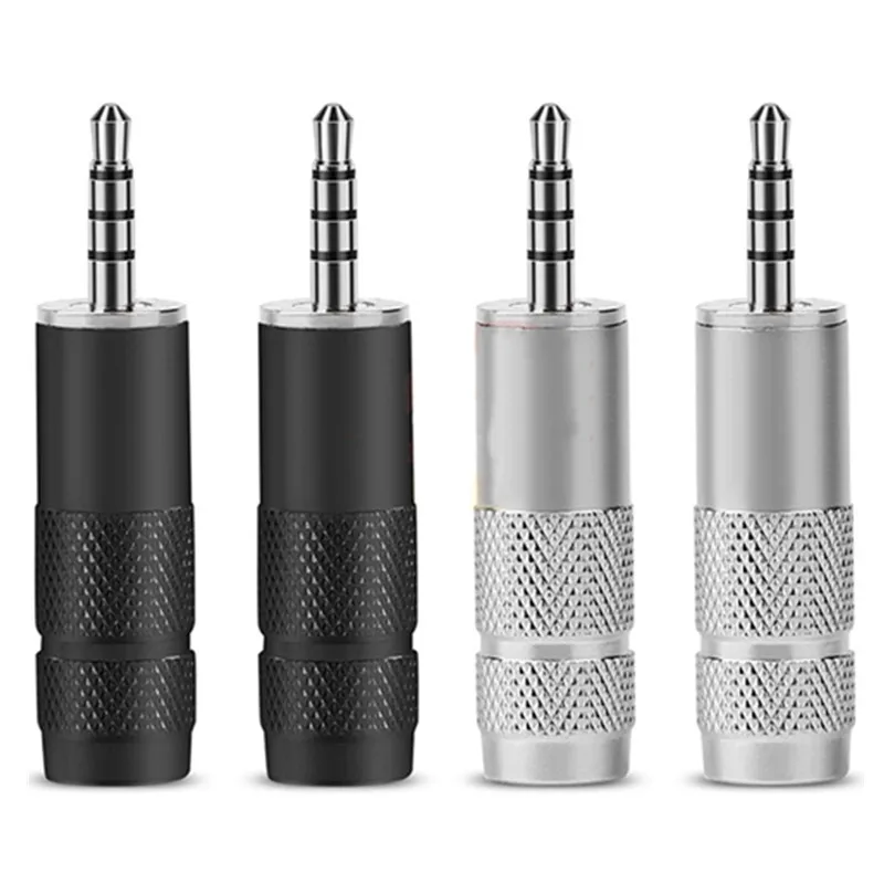 2 5 мм родиевое покрытие для наушников 4 полюсный автоматический адаптер