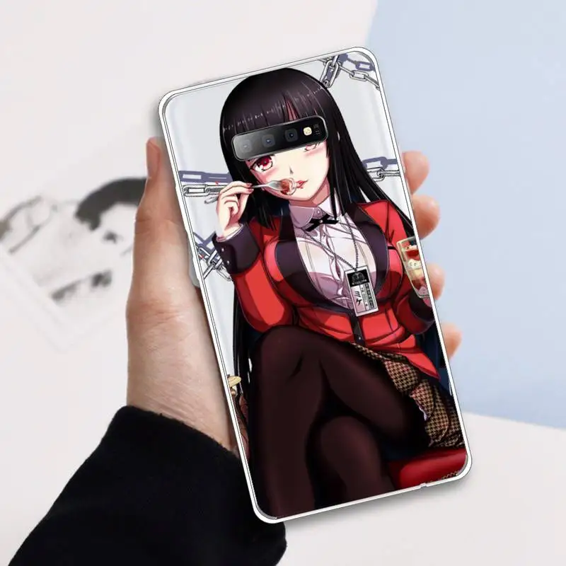 

Kakegurui Jabami Yumeko Japan Anime Phone Case Transparent For Samsung Galaxy A 71 21s S note 8 9 10 plus 20 ultra