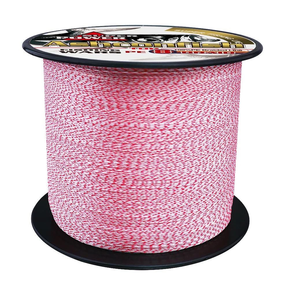 1500M 2000M long saltwater braided fishing line 8 Strands Super strong Extremely Low Smoother 6-300LBS mix color spot weave | Спорт и