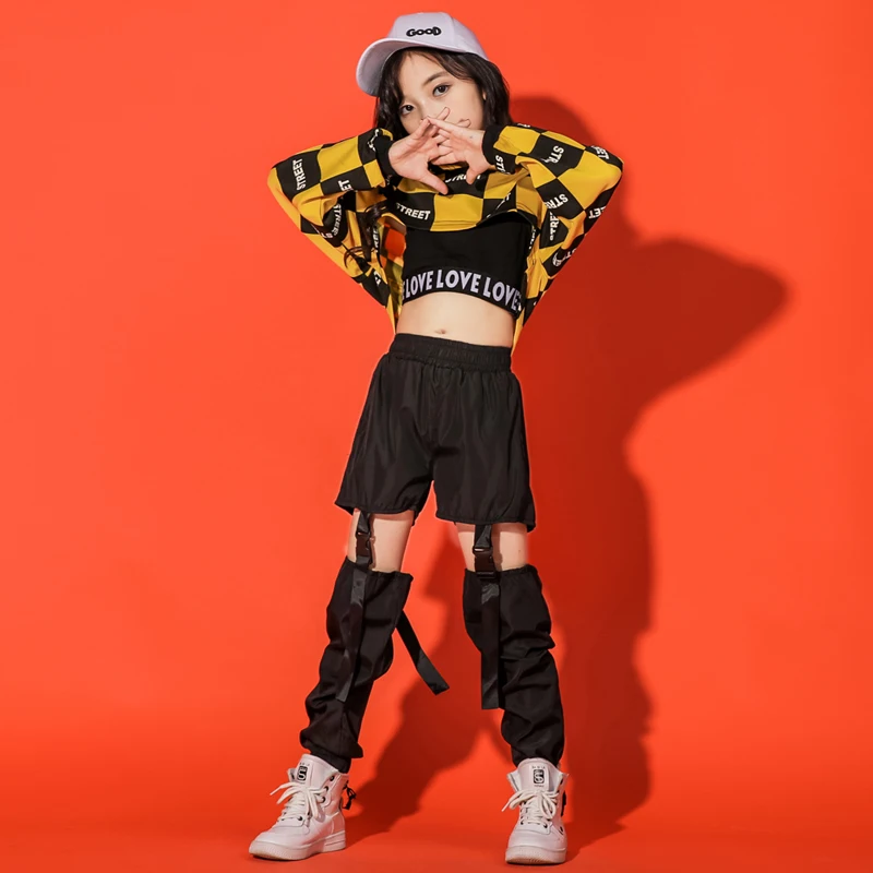 Детская одежда в стиле хип-хоп повседневные наряды толстовка топы и брюки для