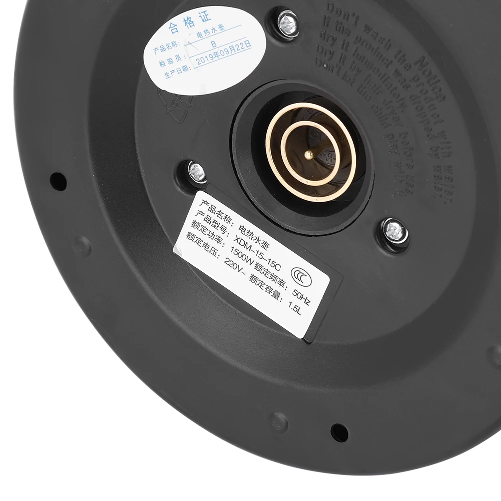 

Wasserkocher 1.5L Household Stainless Steel Electric Kettle Water Boiler Heating Pot AU Plug 220V Household Heating Kettle