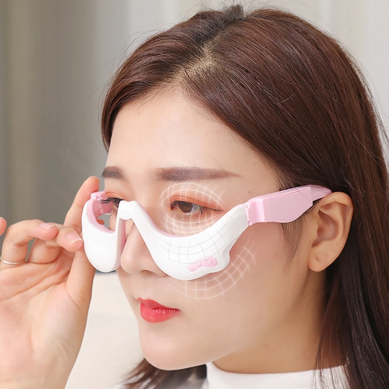 

3D EMS Micro-Current Pulse Eye Relax Massager Heating Therapy Acupressure