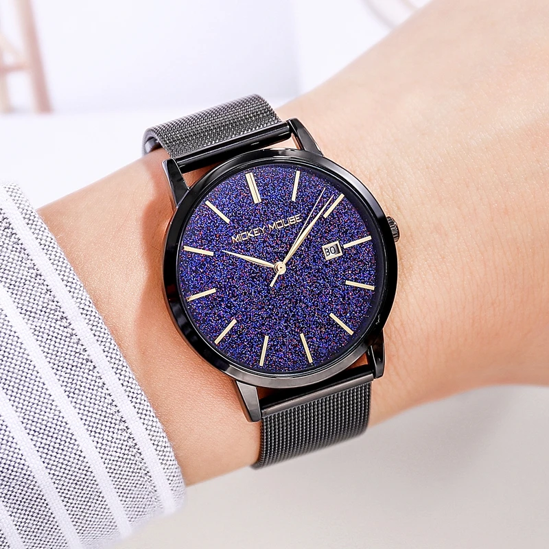 

2021Disney mickey mouse Children's smart wrist digital Waterproof electronic Watches Kids Electronic clock Girls boy