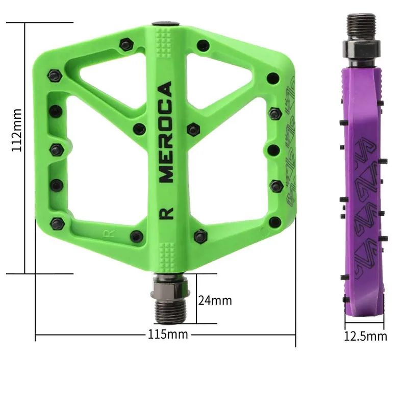 Педаль для горного велосипеда Meroca легкая нейлоновая противоскользящая очень