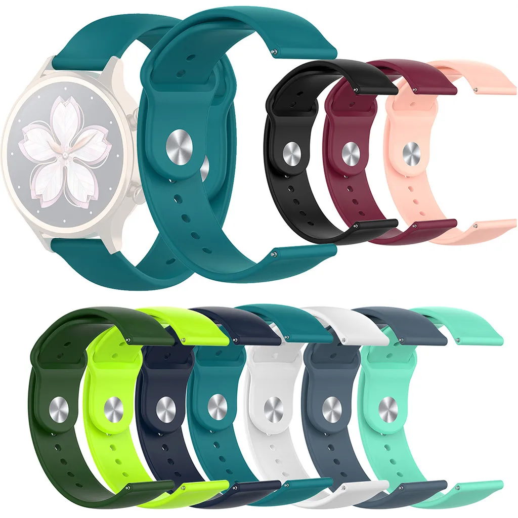 HIPERDEAL Силиконовый Мягкий запасной ремешок для часов с пряжкой Ticwatch C2 прочный и |