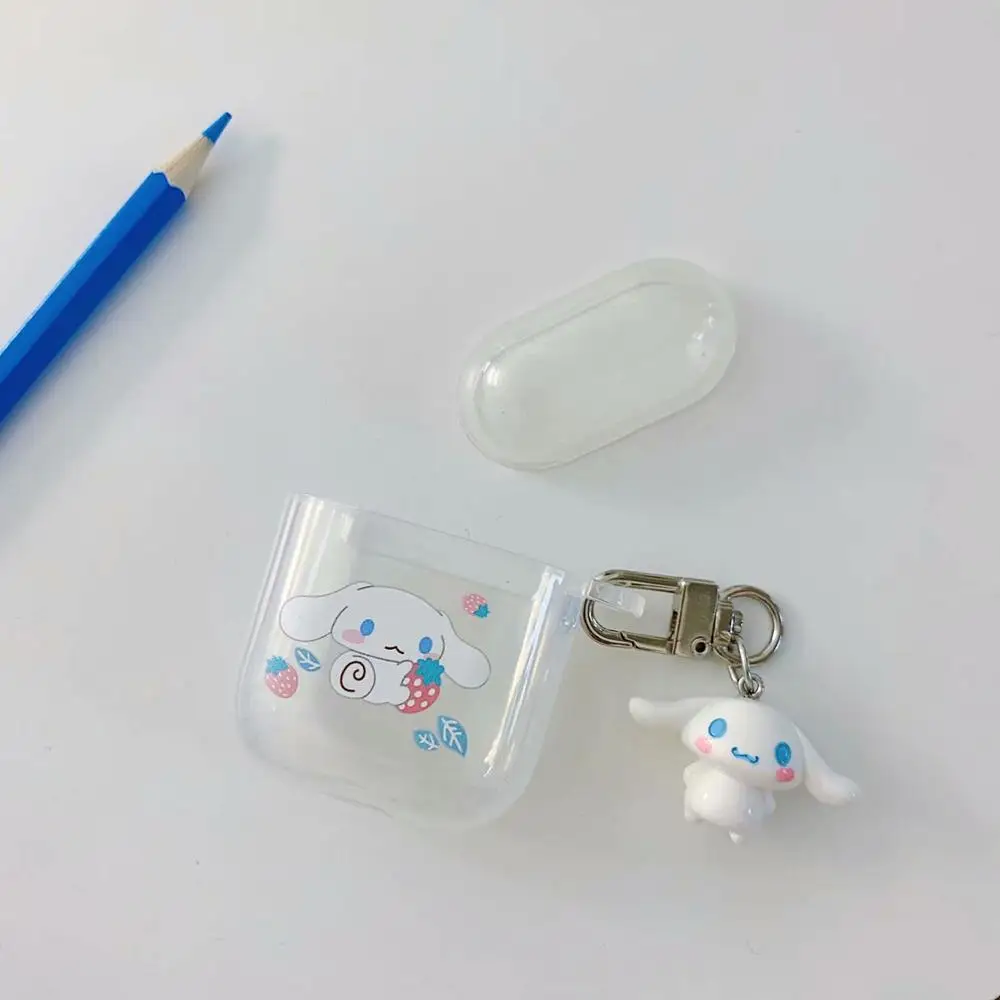 Мягкий силиконовый чехол для AirPods 1/2 милый мультяшный наушников Apple Airpods защитный