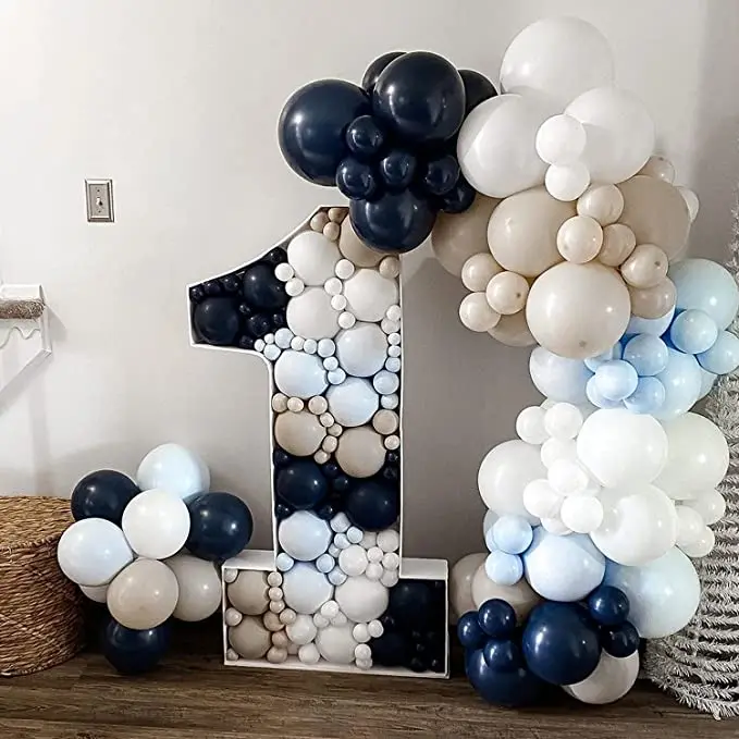 50Pcs White Sand Balloons 10inch Baby Shower Balloon Retro Sage Green Khaki Dusty Pink Helium Air Globos for Birthday Party Deco | Дом и сад