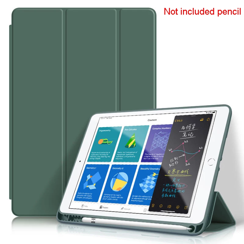 

Новый чехол для iPad 9, 8, 7 поколения, Чехол Air 4, 3, 2, 1, 2018, 2017, 9,7 дюймов, чехол Mini 6 Pro, 11, чехол NEW Air 5 с держателем для карандаша, чехол