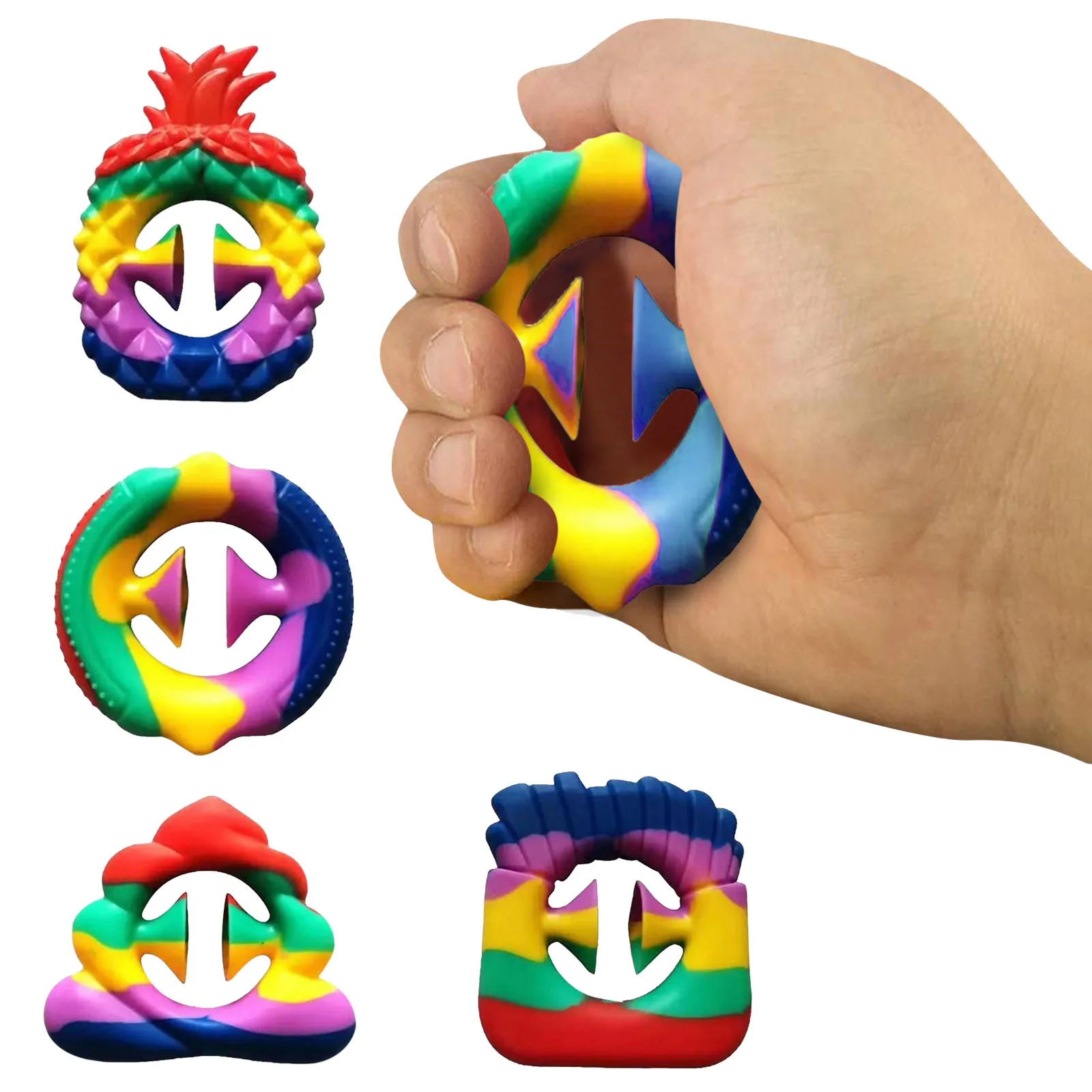 

Simple Snapperz Sensory Fidget Snap Hand Toy Relief Stress Relieve Anti-anxiety Silicone Toy Fidget Sensory Toy Brinquedos