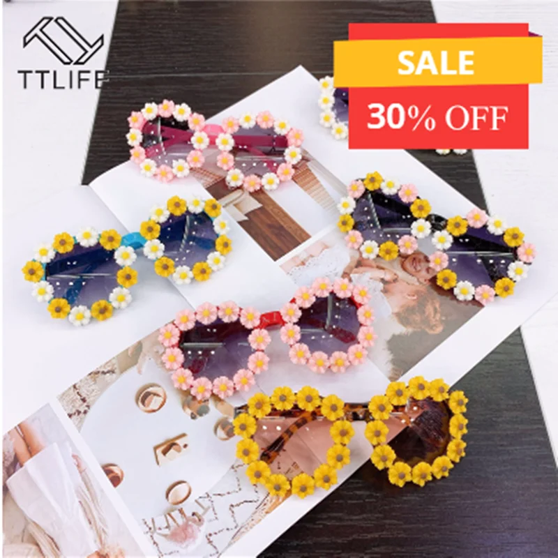 

TTLIFE Little Daisy Children Sunglasses Fashion Luxury Brand Cute Kids Sun Glasses Girls Boy Eyewear Lentes De Sol Hombre