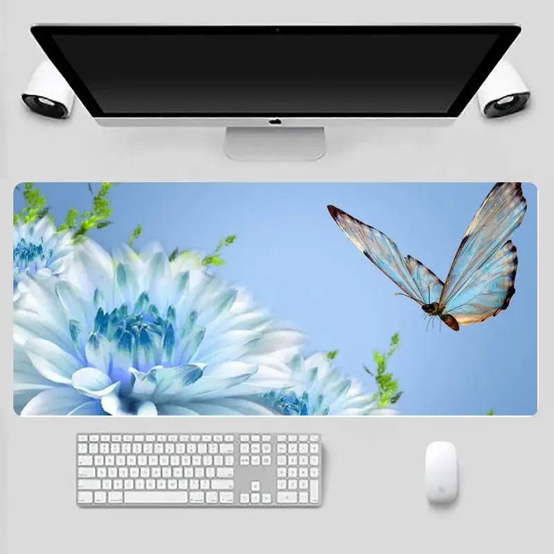 

Butterfly Gamer Speed Mice Retail Small Rubber Mousepad X XL XXL Non-slip Cushion Thickness 2mm LockEdge equal LE