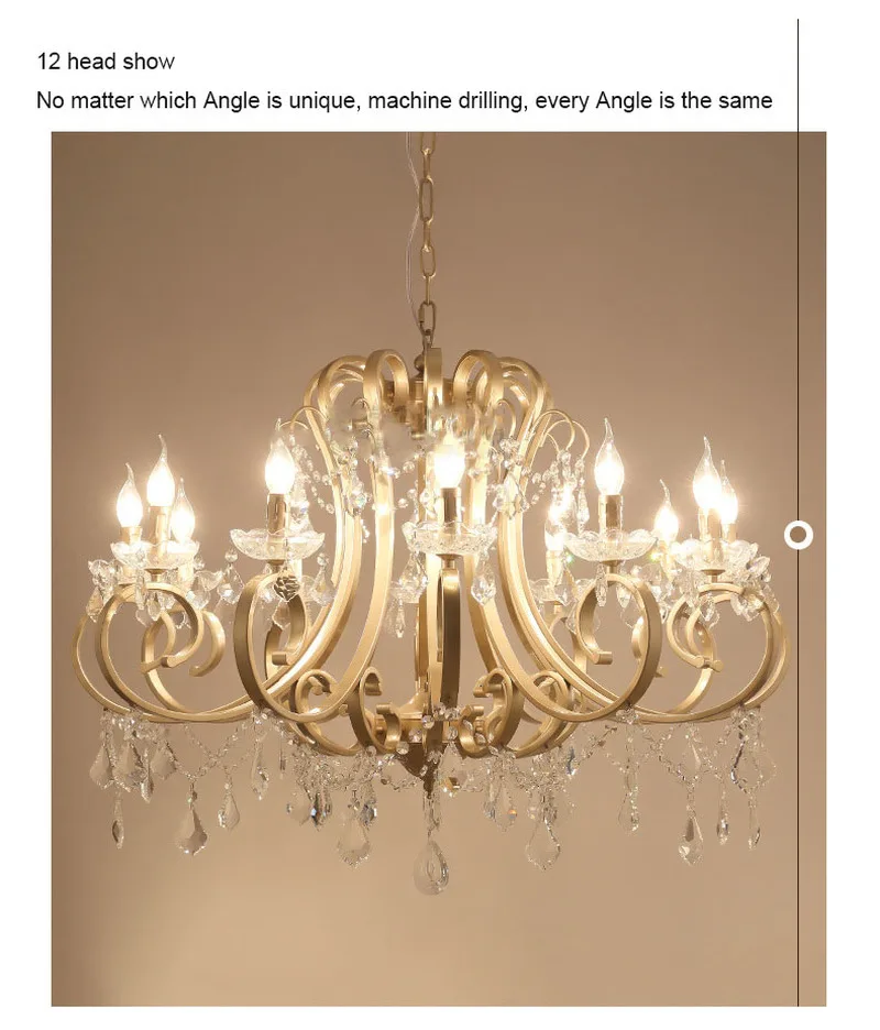 

Pendant Lights American Country Crystal Wrought Iron Pendant Lights Bedroom Restaurant Mediterranean Wedding Pendant Lights