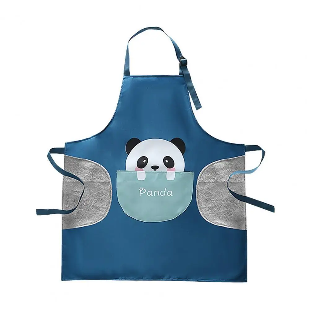 

Kitchen Apron with Pocket Waterproof Fabric Cooking Bib Woodworking Cooking Aprons Household Cleaning Accessories