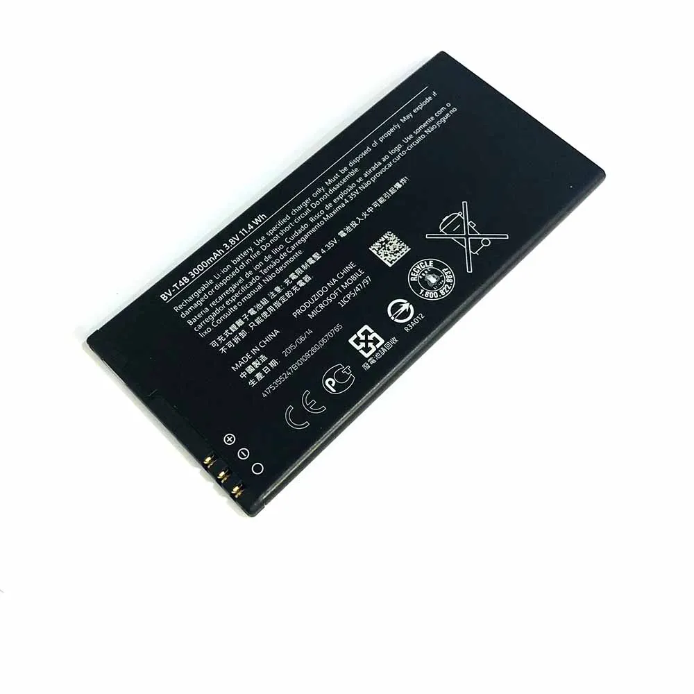 BV-T4B Аккумулятор для телефона с подставкой и отделениями для карт для Nokia Lumia 640XL RM-1096 RM-1062 RM-1063 RM-1064 RM-1066 Lumia 640 XL BVT4B 3000 мА-ч