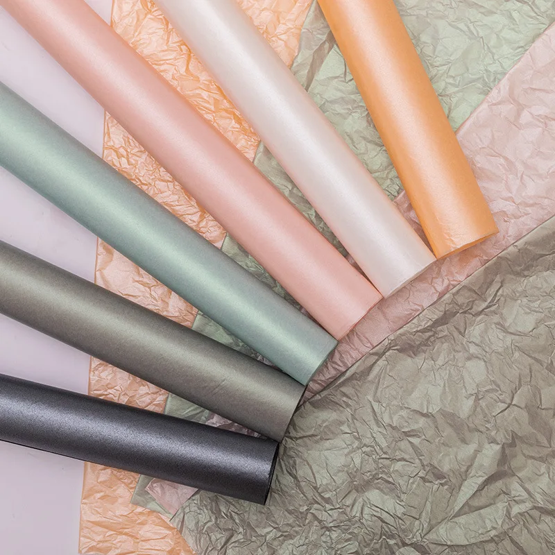 

Pearlescent Sydney Paper Waterproof Wrapping Paper Package Flower Backing Liner Paper Flower Shop Floral Packaging Material