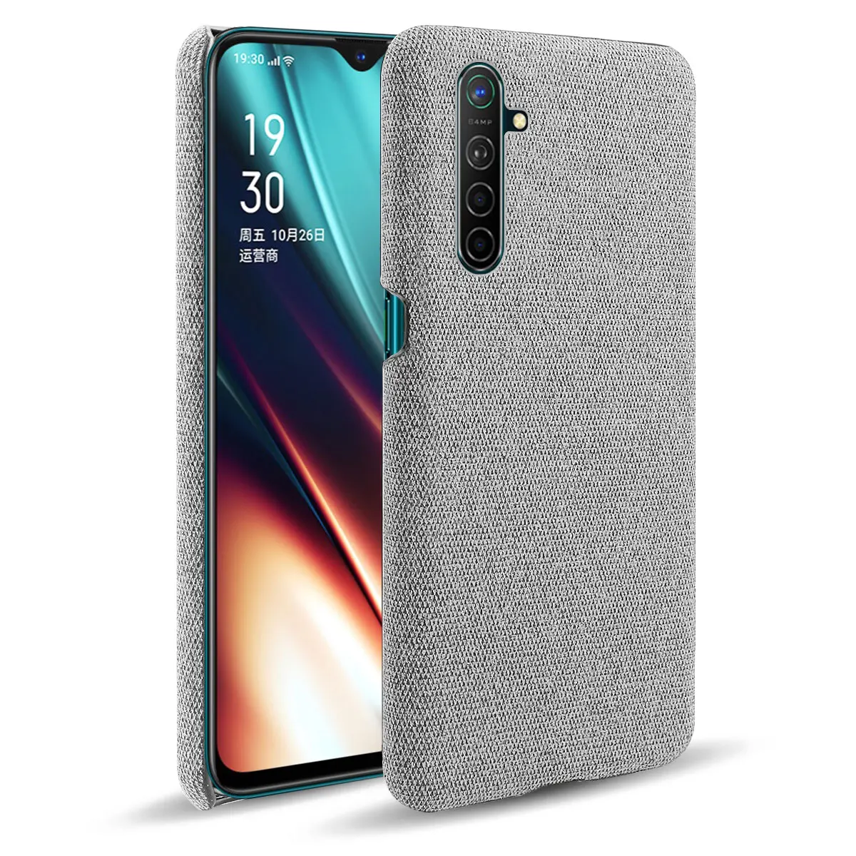 Тканевый чехол для OPPO Realme X2 XT тонкий тканевый жесткий K5 в стиле ретро RMX1991 RealmeX2 x 2