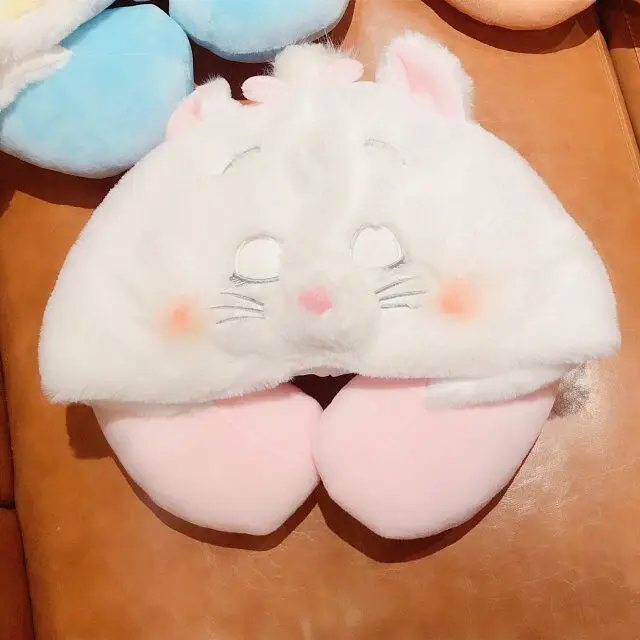 Marie Cat Dumbo Дональд Дак Ститч u-образная Подушка прекрасный аниме сон игрушка kawaii Спящая утка мягкая игрушка подарок для девушки - Цвет: Marie Cat