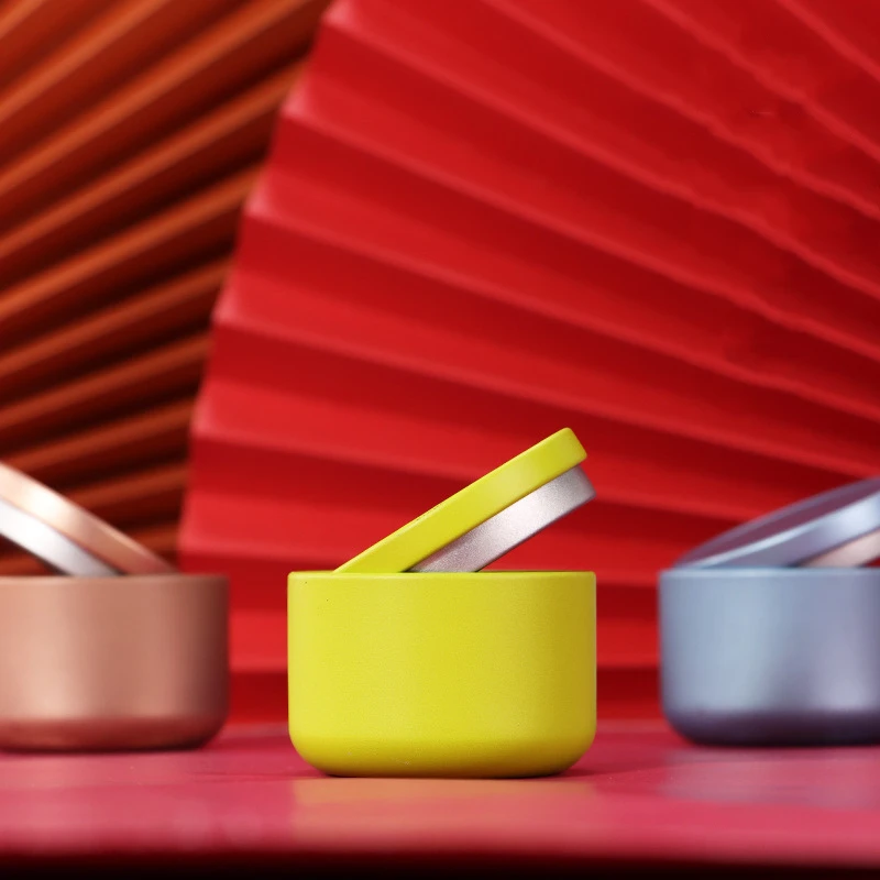 5 цветов Мини жестяная коробка для хранения чая портативный круглый