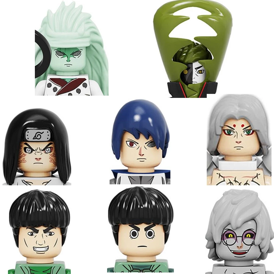8 шт. фигурки Jpanese Anime Mini Man Лидер продаж новые кубики wm | Игрушки и хобби