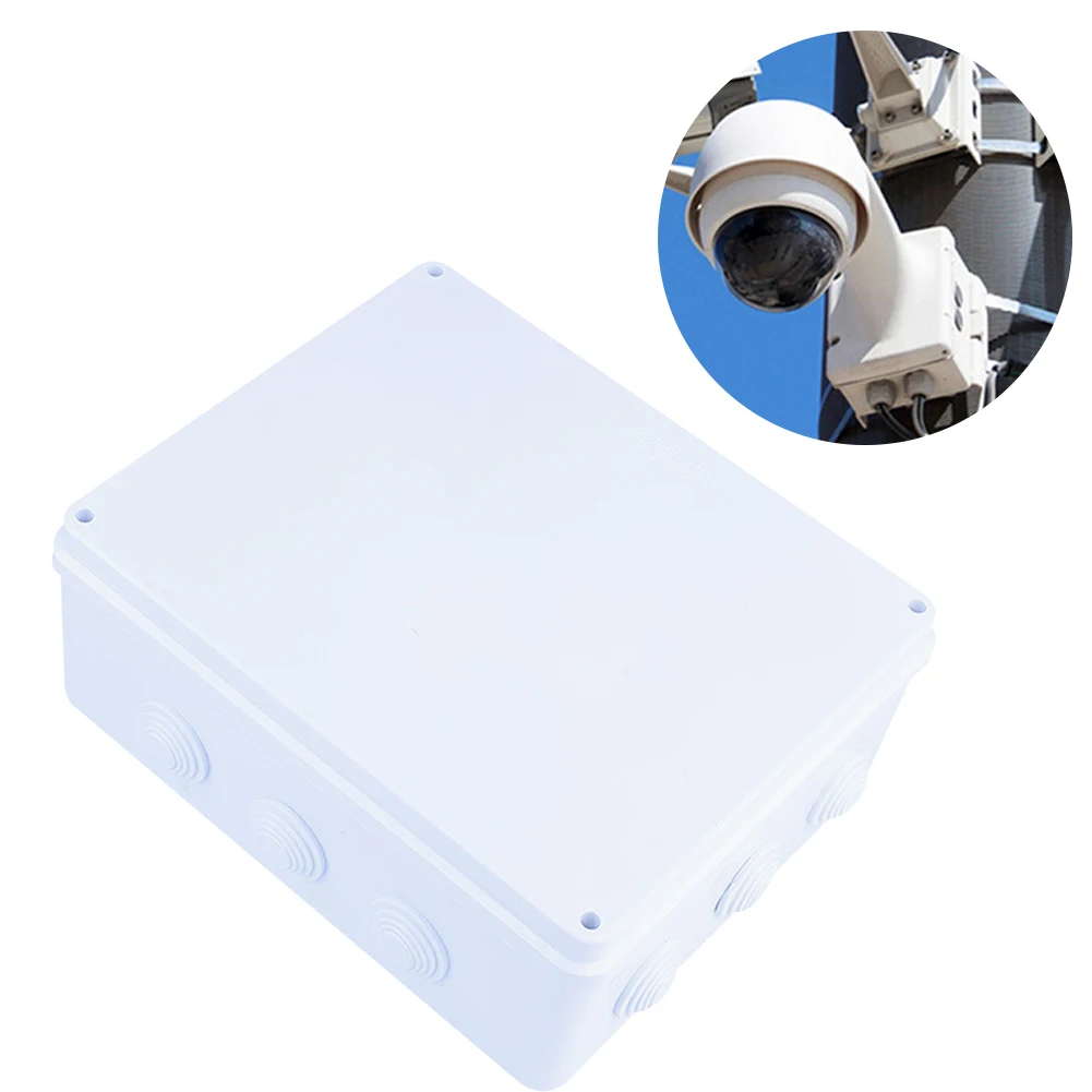

Accessories Protection Durable Dustproof Outdoor With Plug Junction Box ABS Practical Terminal Connection IP55 Waterproof