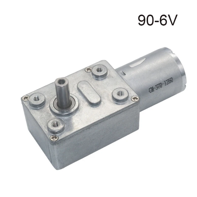 N0HB JGY370 Reversible Worm Gear Motor High Torque Speed Reducer 6V/12V24V Miniature Metal with Shaft 2 RPM to 375 | Обустройство
