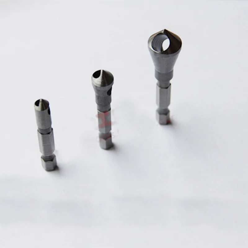 Нож для снятия фаски 90 градусов с шестигранным хвостовиком дюймов наклонная