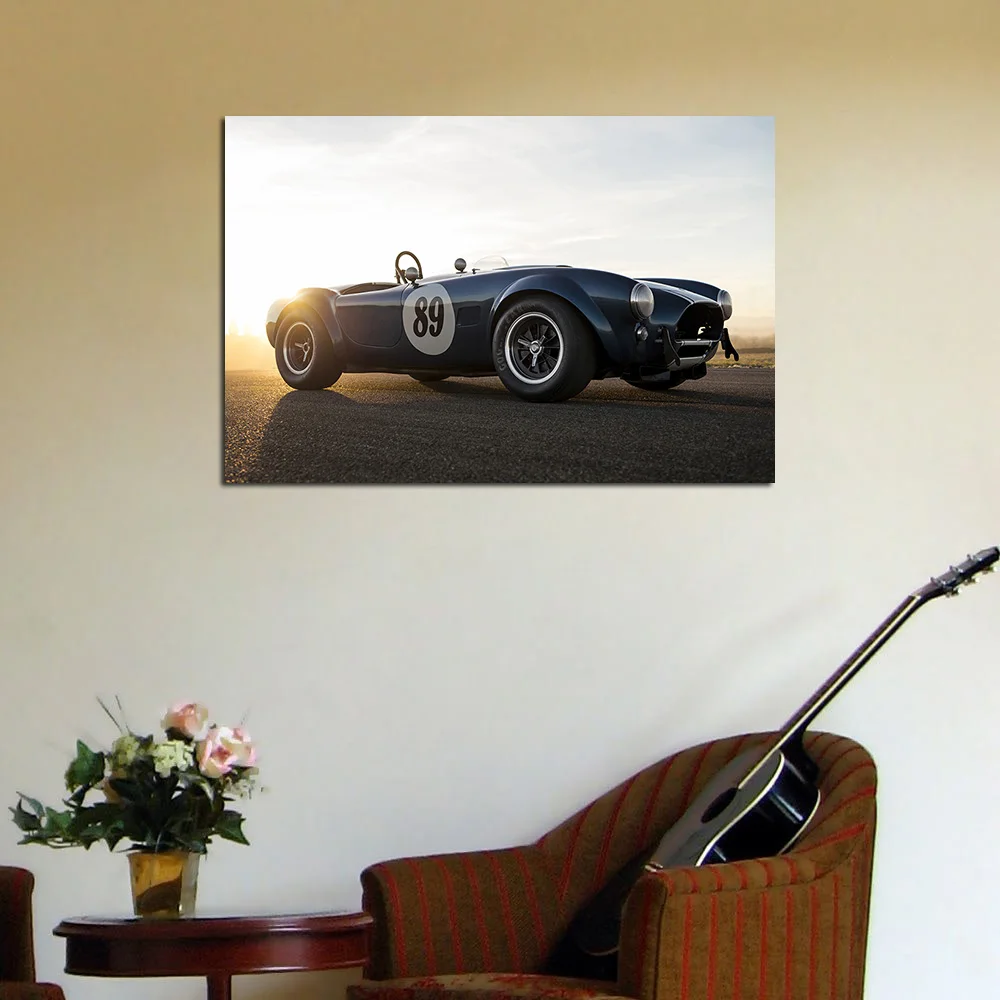 Классический автомобильный плакат и печать Shelby Cobra 1964 настенная живопись на
