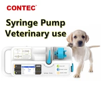 veterinary use syringe pump contec sp950 precise large lcd display infusion real time alarm newest 2021 animalscatdog