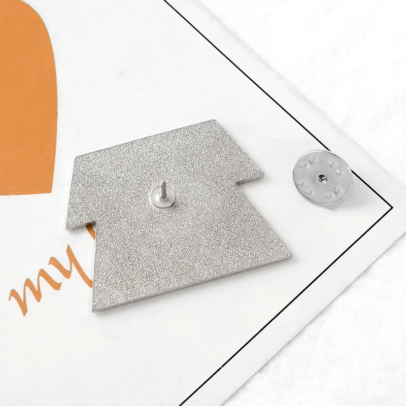 Геометрические Броши изогнутым направлением работы лацкан булавки броши для