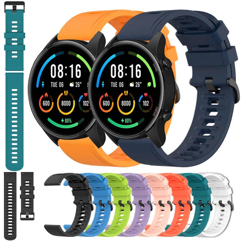 

Ремешок силиконовый для наручных часов, сменный спортивный браслет для Xiaomi Watch Color Sports Edition, 22 мм