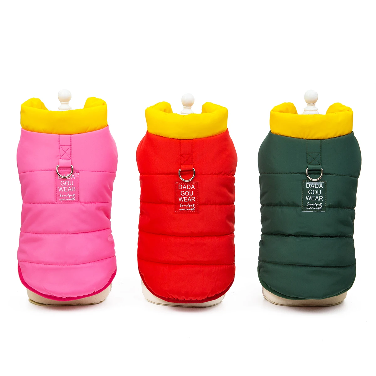 Waterproof Dog Clothes for Large Dogs Winter Warm Big Dog Jackets Padded Polyester Pet Coat Safety Reflective Dog Clothing