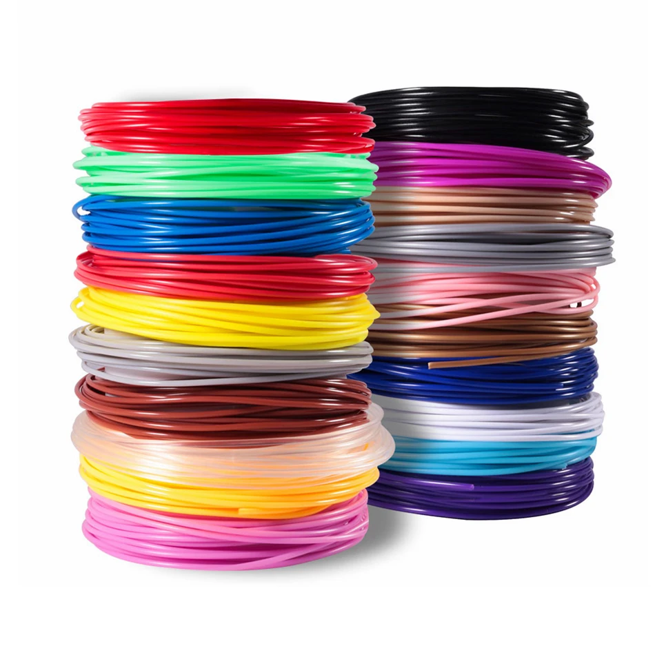

10/20 Rolls PLA Filament For 3D Pen Filament 1.75mm 5M Plastic Filament For 3D Printer Extruder Pen Printing Materials