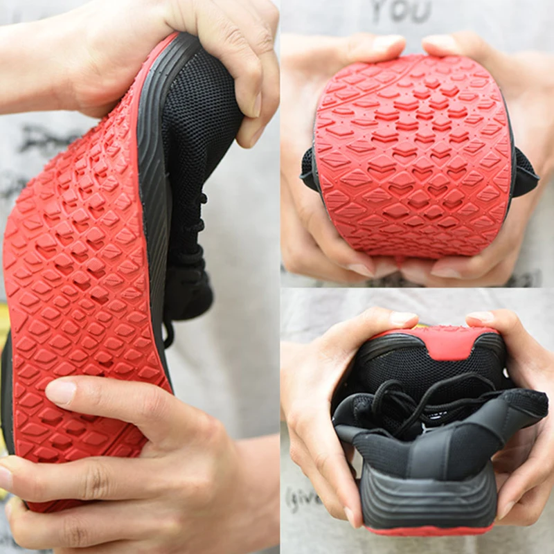 Ультра-светильник Мужская модная защитная обувь увеличивающие рост