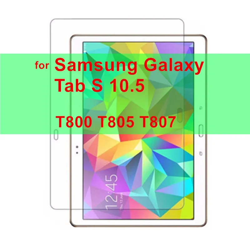 Tab S 10.5 T800 С уровнем твердости 9H закаленное Стекло для Samsung Galaxy Tab S6 10,5 Экран протектор для Samsung Galaxy Tab S5E S4 S3 S2 S T830 T835 T720 T710 - Цвет: Tab S 10.5 T800
