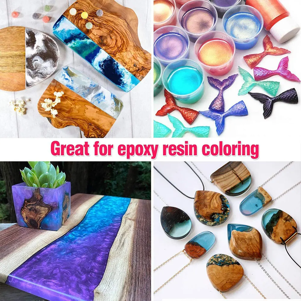 Powder Dye Mica Powder Pearl Epoxi Resin Dye Resin Candle Pigment Natural For DIY Slime Pigments Handmade Color Making Powder