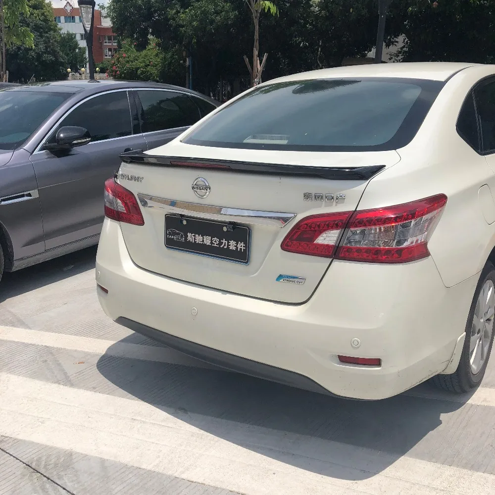 Спойлер для NISSAN Sentra 2012-2016 спойлер высококачественный АБС-пластик цвет заднего