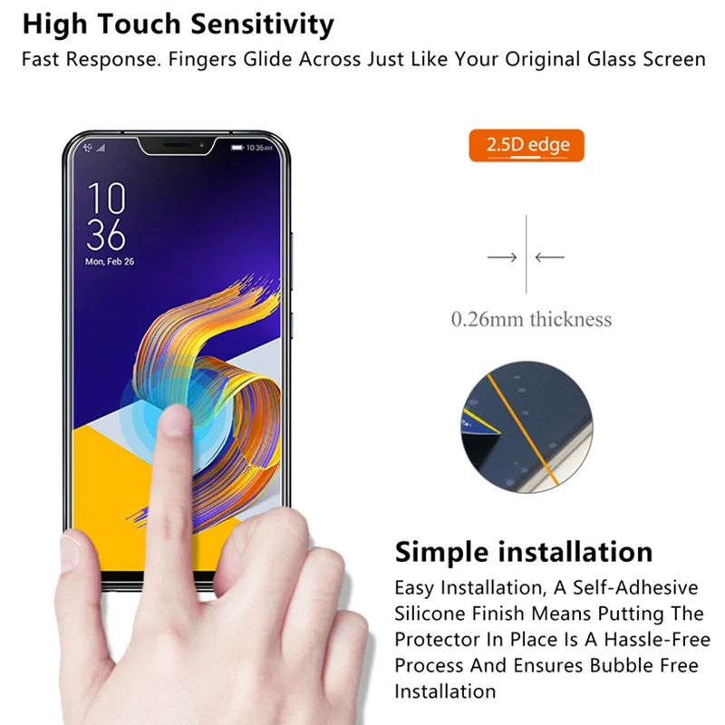 Стекло для экрана Asus Zenfone 2 Laser ze500кг ZE550KL ZE601KL 3 ZE520KL ZE552KL закаленное стекло Для 5 5Z 4