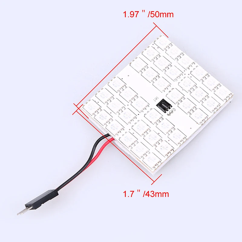 Светодиодная панель POSSBAY 5050 12/15/24/36 LED s RGB автомобильная интерьерная для чтения
